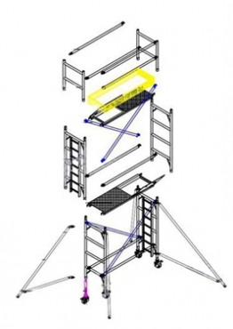 ASSEMBLY DRAWING OF SCAFFOLD